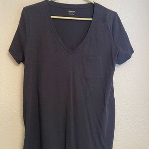 Madewell v neck tee